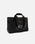 Bolso tote textil color negro para mujer