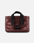 Bolso tote textil color vino para mujer