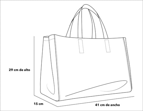 Bolso tote textil color acero para mujer