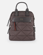 Mochila de nylon color azul para mujer