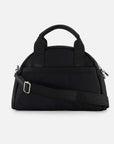 Bolso bowling de nylon para mujer color negro