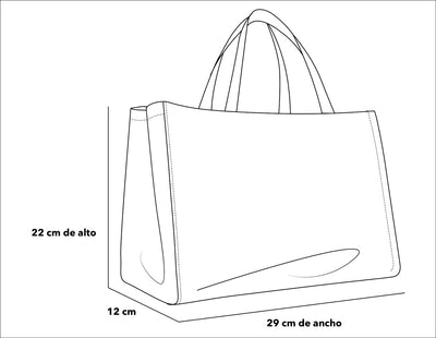 Bolso de mano de charol color azul para mujer