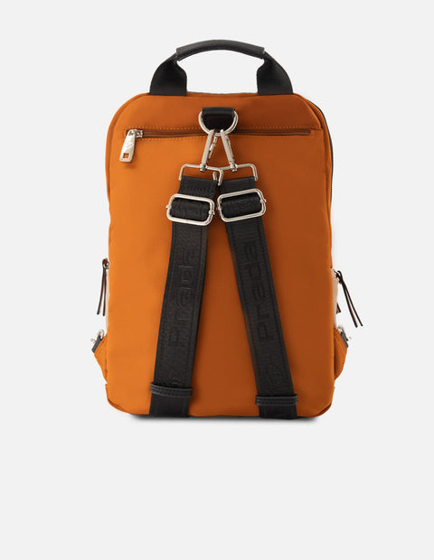 Mochila de nylon multicolor unisex con correas removibles