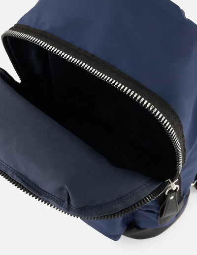 Mochila en textil color azul para hombre