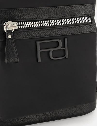 Mochila en textil color negro para hombre