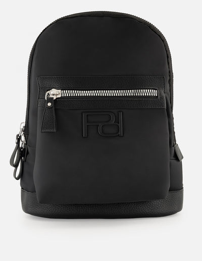 Mochila en textil color negro para hombre