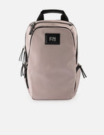 Mochila de nylon color rosa unisex con detalle Pd
