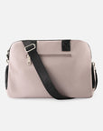 Bolso bowling de nylon color rosa unisex con detalle Pd