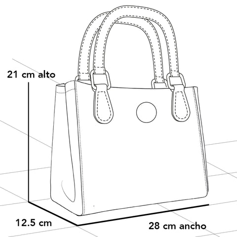 Satchel rojo piel tipo tejus para mujer con acabado brillante