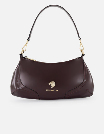 Bolso hombro vino piel vegana florantic de mujer Pd correa extra