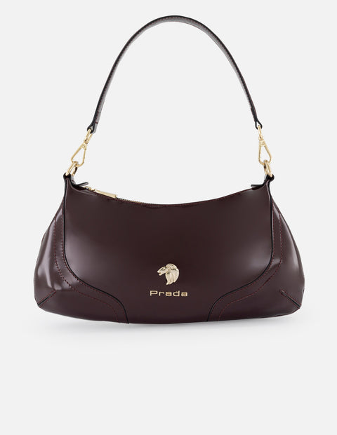 Bolso hombro vino piel vegana florantic de mujer Pd correa extra