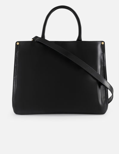 Bolso mano negro vegano florantic para mujer con efecto florantic