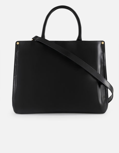 Bolso mano negro vegano florantic para mujer con efecto florantic