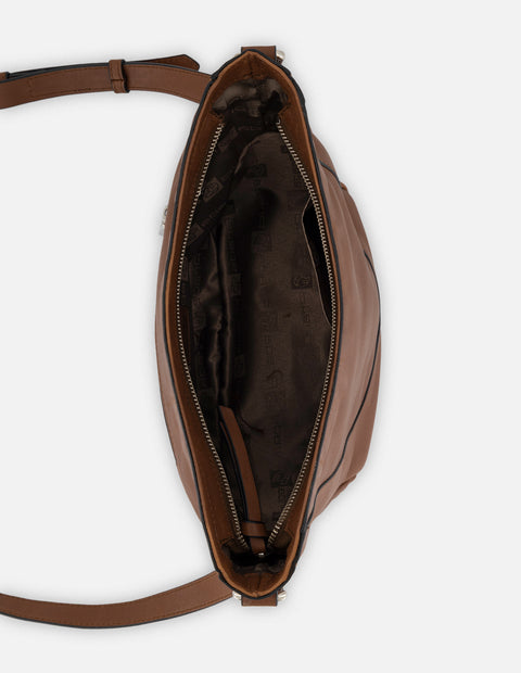 Bandolera cuero piel para mujer con asa ajustable