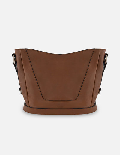 Bandolera cuero piel para mujer con asa ajustable