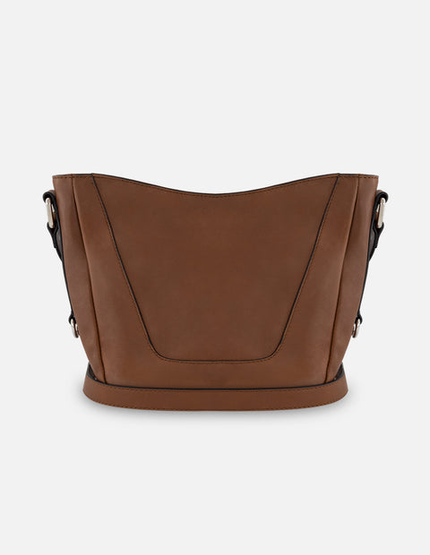 Bandolera cuero piel para mujer con asa ajustable
