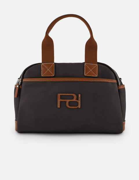 Bolso bowling café para hombre con Pd en contraste