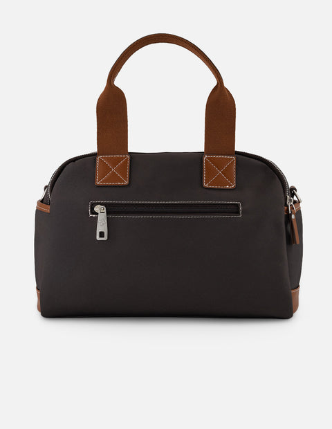 Bolso bowling café para hombre con Pd en contraste
