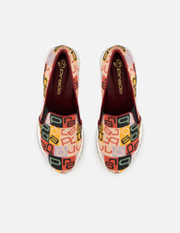 Mocasín de textil multicolor Prada para mujer