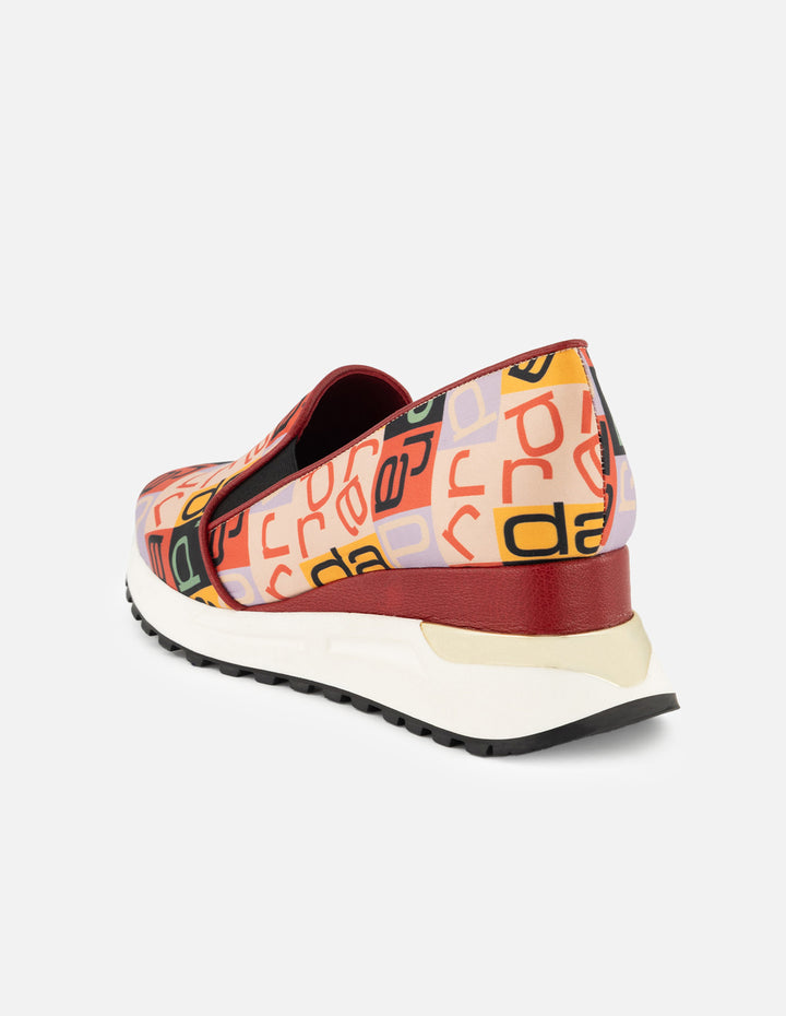 Mocasín de textil multicolor Prada para mujer