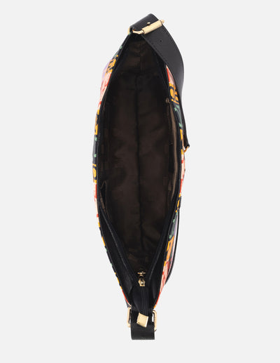 Bolso de hombro de textil multicolor para mujer