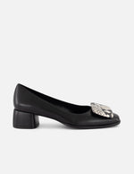 Zapatilla blanca de piel para mujer con grabado tipo serpiente