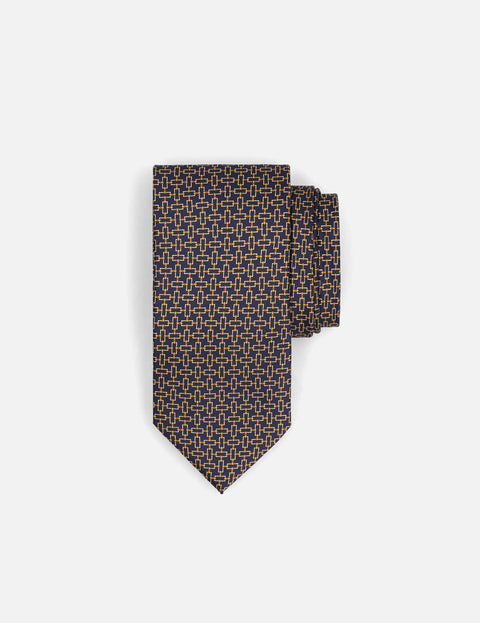 Corbata con diseños multicolor