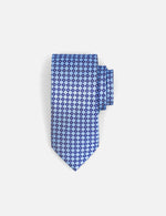 Corbata color azul con multi diseño