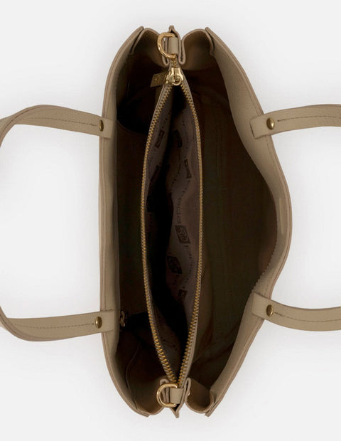 Bolso de hombro blanco piel para mujer con grabado bombeado