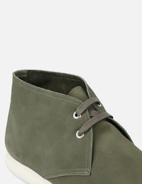 Chuka en piel nobuck color verde