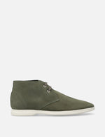 Chuka en piel nobuck color verde
