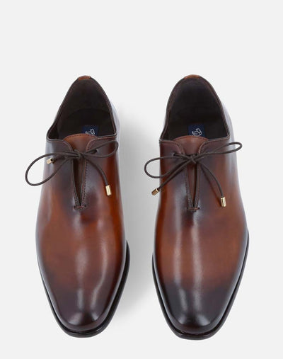 Zapato oxford cuero en piel para hombre