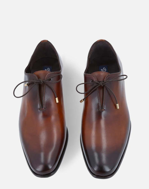 Zapato oxford cuero en piel para hombre