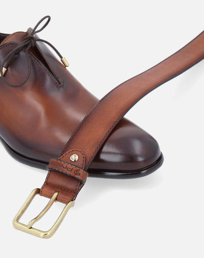Zapato oxford cuero en piel para hombre