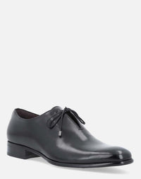Zapato oxford negro en piel para hombre