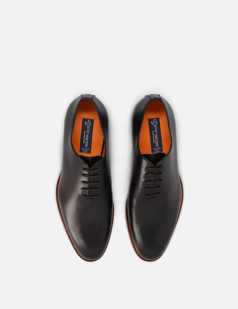 Oxford en piel napa color negro