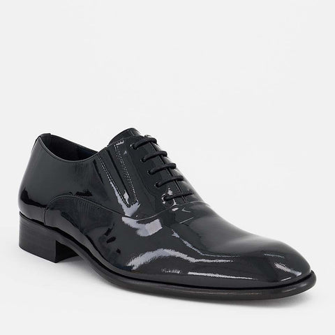 Zapato Oxford en Charol con Suela de Goma