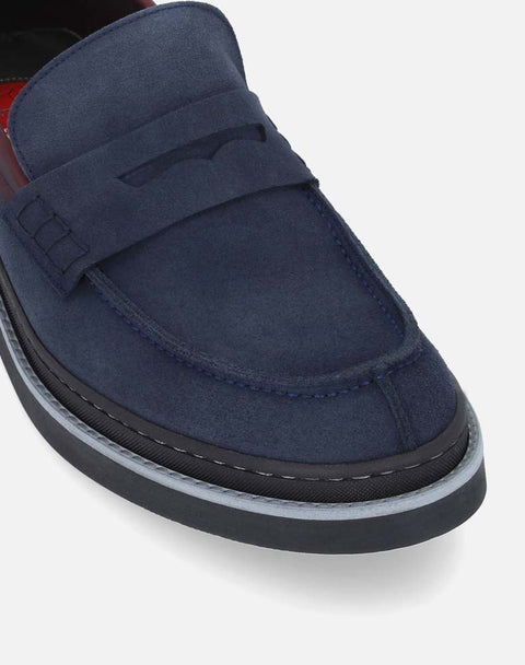 Mocasín nautico marino para hombre