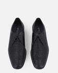 Zapato Bostoniano negro de fiesta para hombre