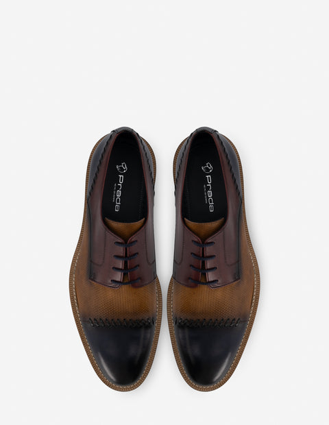 Blucher en piel napa multicolor para hombre