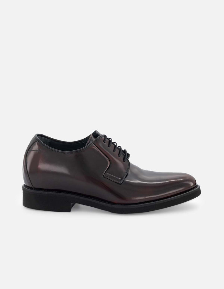 Blucher +7 cm de altura en Piel de charol