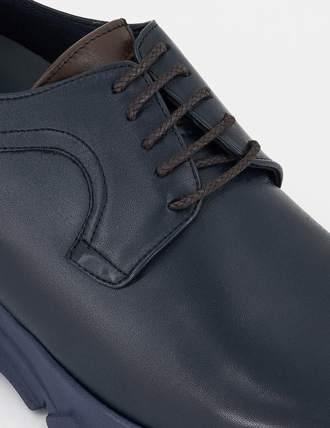 Blucher en piel napa para Hombre color negro