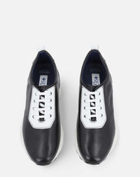 Tenis deportivo +SIE7E negro con grabado Pd para hombre