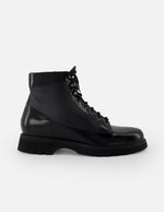 Botín de cordones  +7 cm de altura en piel florantik color negro para hombre