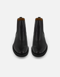 Botines Chelsea negro piel florantic hombre con suela dentada