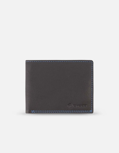 Cartera color caoba en piel para Hombre