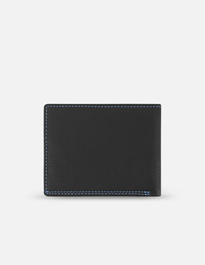 Cartera en piel color negro para hombre