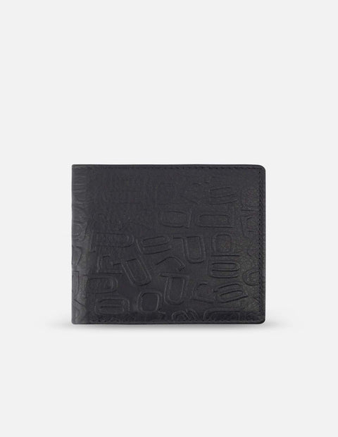 Cartera para Hombre color negro con grabado PD
