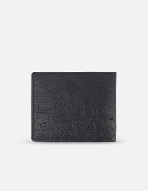 Cartera para Hombre color negro con grabado PD