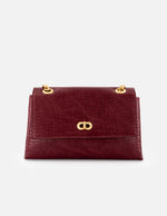 Bolso de hombro vino vegano para mujer con piel tipo coco